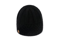 Retro Style Rhombus Check Wool Knit Hat