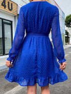 Puff Sleeve Waist Dress