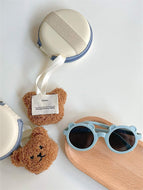 Bear Foldable Children's Sunglasses Set with Box