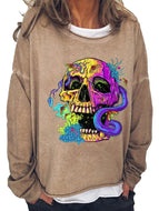 Ladies Skull Sweatshirt