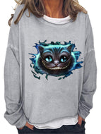 Halloween Cat Sweatshirt