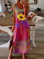 Bohemian Long Skirt Casual Loose Skirt