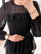 Round Neck Lace Fashion Dress