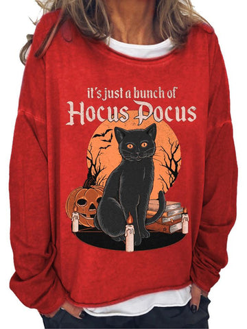 Halloween Cat Sweatshirt