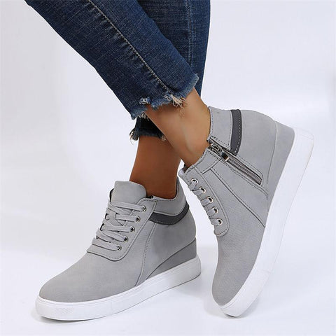 Casual Lace Up Boots Shoes