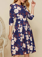 Vintage Elegant Women's Dress