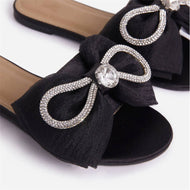 Plus Size Women's Slippers Sole Fashion High Quality Bow Sandals