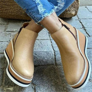 Women Round Toe Boots Platform Shoes