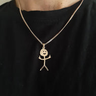 Hot Sale Women Men Funny Doodle Necklace