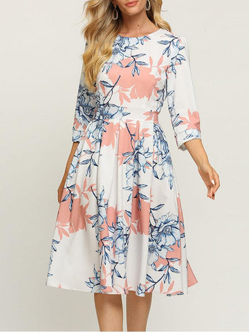 Printed Bohemian Dress