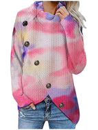 Women's Plus Size Tie-dye Pullover Top