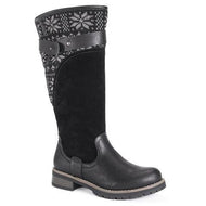 Women Kelsey Boots Zipper Knitted Fabric Boots