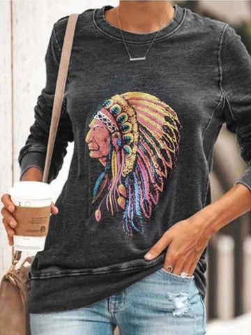 Ethnic Sweatshirts Tops