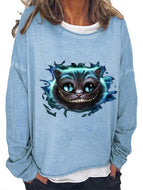 Halloween Cat Sweatshirt