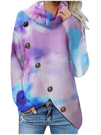 Women's Plus Size Tie-dye Pullover Top