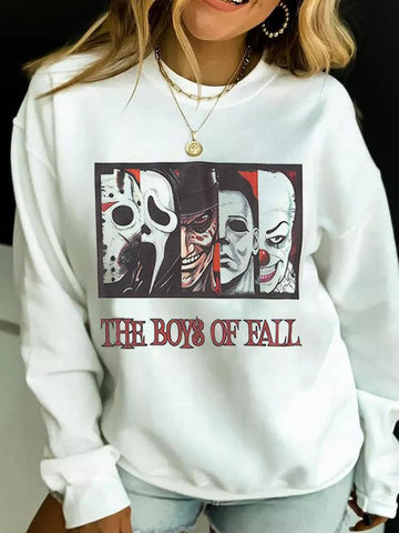 Halloween Horror Movie The Boys Of Fall Sweatshirt