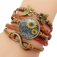 You Are My Sunshine Butterfly Bracelet