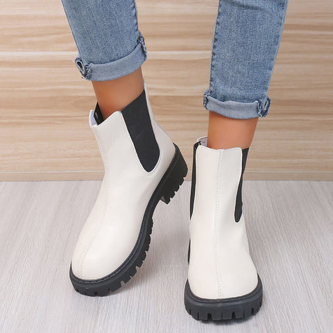 Ladies Fashion Smoke Boots