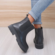 Ladies Fashion Smoke Boots