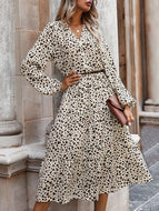 High Quality Leopard Print Dress