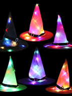 Halloween LED glowing witch hat