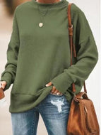 Autumn/winter New Fashion Loose Casual Round Neck Sweater