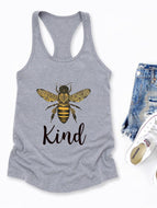 Printed Kind Friendly Bee Ladies Vest