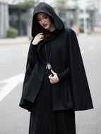 3 Colors Loose Warm Short Cape Outwear