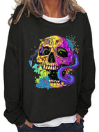 Ladies Skull Sweatshirt