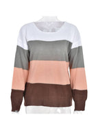 Contrasting Base Pullover Sweater