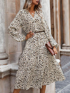 High Quality Leopard Print Dress