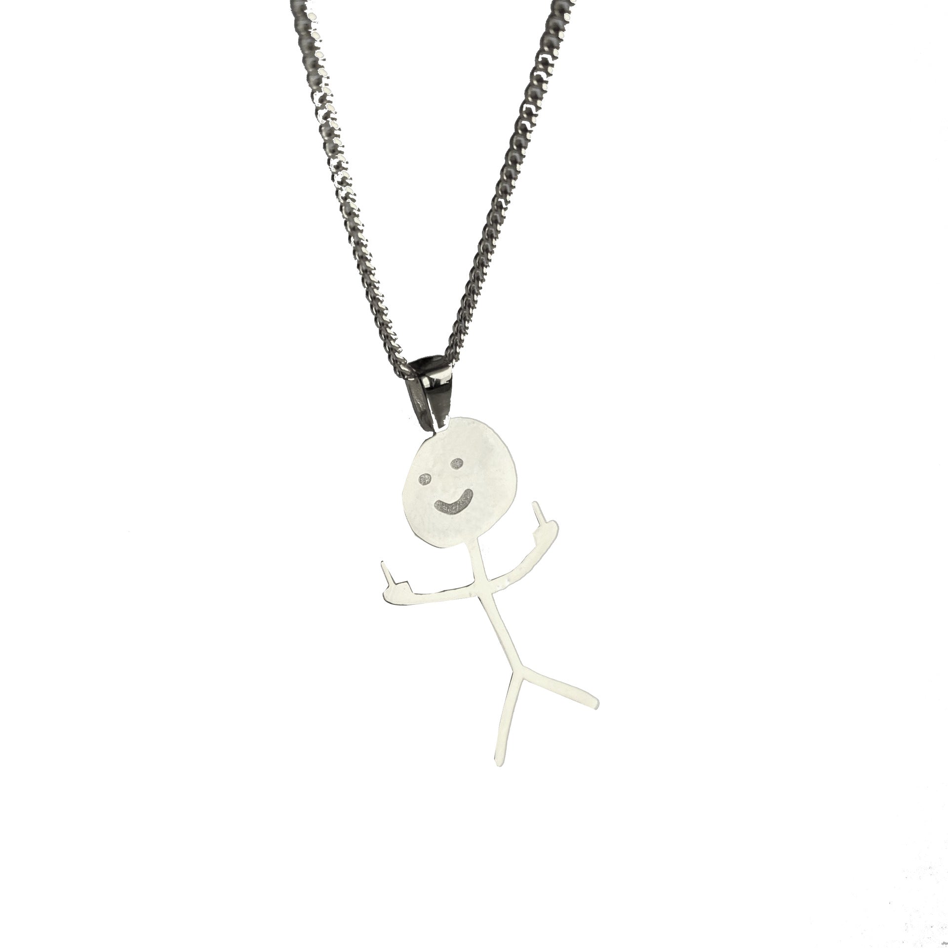 Hot Sale Women Men Funny Doodle Necklace