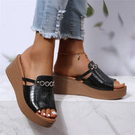 New Arrivals Casual Sandals Wedge Slippers Fashion Open Toe Women's Plus Size Shoes