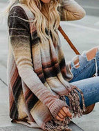 Tassel Cardigan Sweater Tops