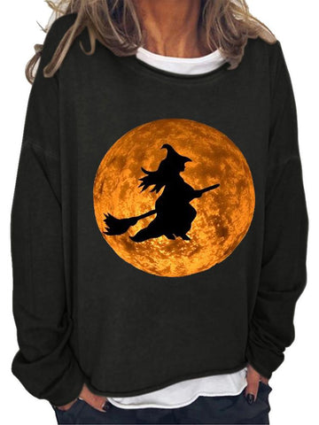 Moon And Witch Sweatshirt