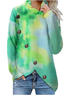 Women's Plus Size Tie-dye Pullover Top