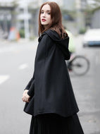 3 Colors Loose Warm Short Cape Outwear