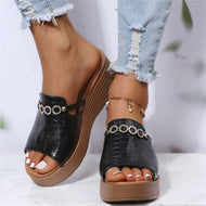 New Arrivals Casual Sandals Wedge Slippers Fashion Open Toe Women's Plus Size Shoes