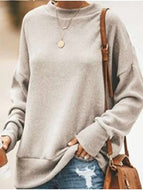 Autumn/winter New Fashion Loose Casual Round Neck Sweater