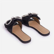 Plus Size Women's Slippers Sole Fashion High Quality Bow Sandals