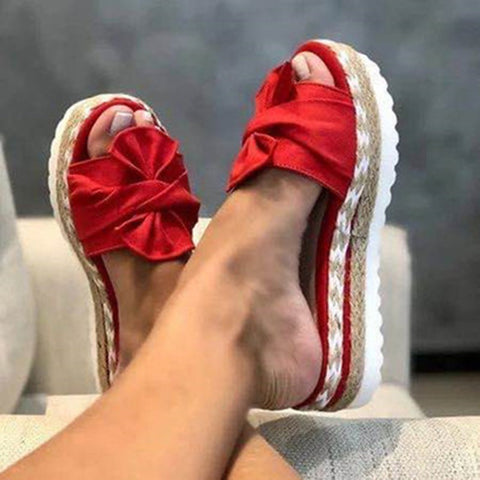 Daily Comfy Bowknot Slip on Sandals