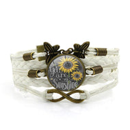 You Are My Sunshine Butterfly Bracelet