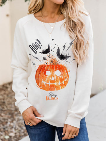 Women Pumpkin Sweatshirt