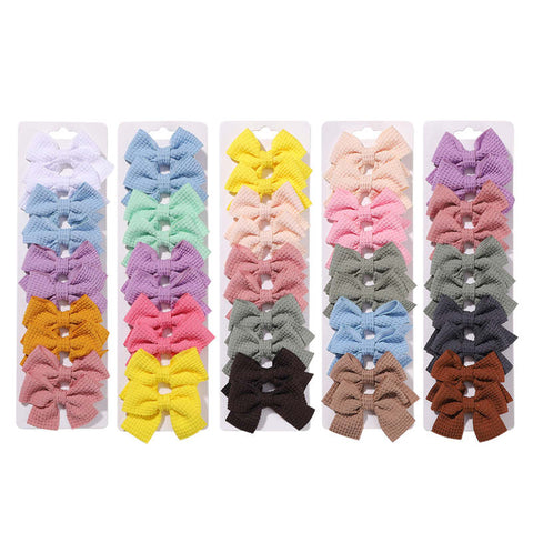 5-Pack Bow Hair Clips