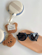 Bear Foldable Children's Sunglasses Set with Box