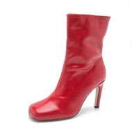 High Quality Women's All-match Stiletto High Heel Mid-well Boots Short Boots Martin Shoes