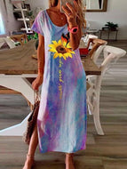 Bohemian Long Skirt Casual Loose Skirt