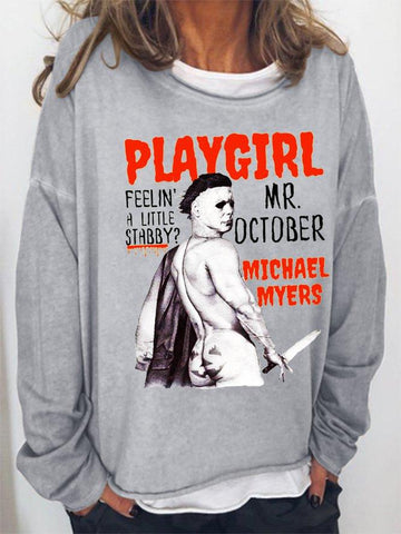 Playgirl Feeling A Little Stabby Sweatshirt