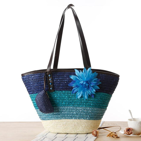 Bohemian Ping'se Handmade Straw Bag