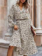 High Quality Leopard Print Dress